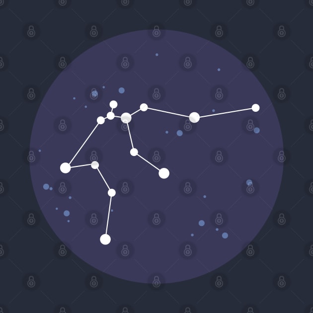 Virgo Constellation by aglomeradesign