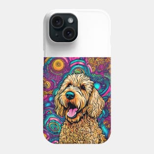 Psychedelic Goldendoodle Phone Case