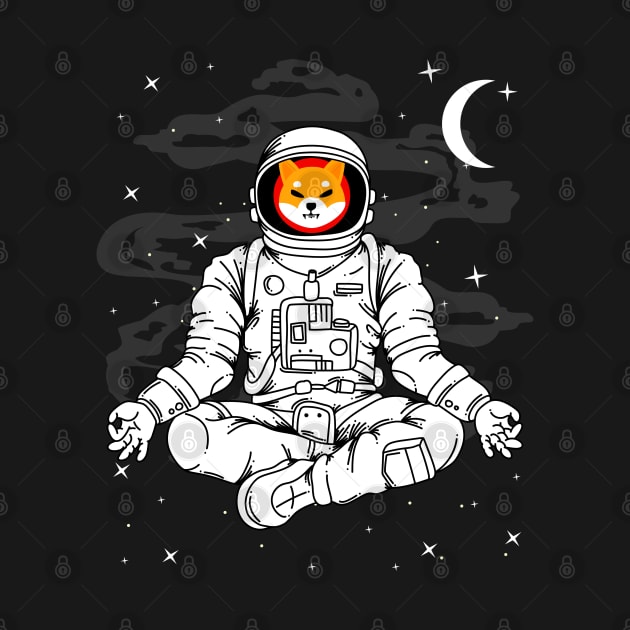 Astronaut Yoga Shiba Inu Coin To The Moon Shib Army Crypto Token Cryptocurrency Blockchain Wallet Birthday Gift For Men Women Kids by Thingking About