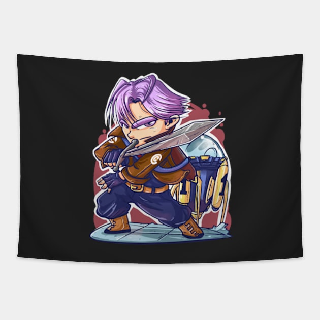 Future Trunks Tapestry by diditpranata