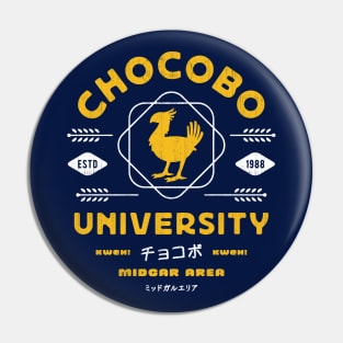 Chocobo University Emblem Pin