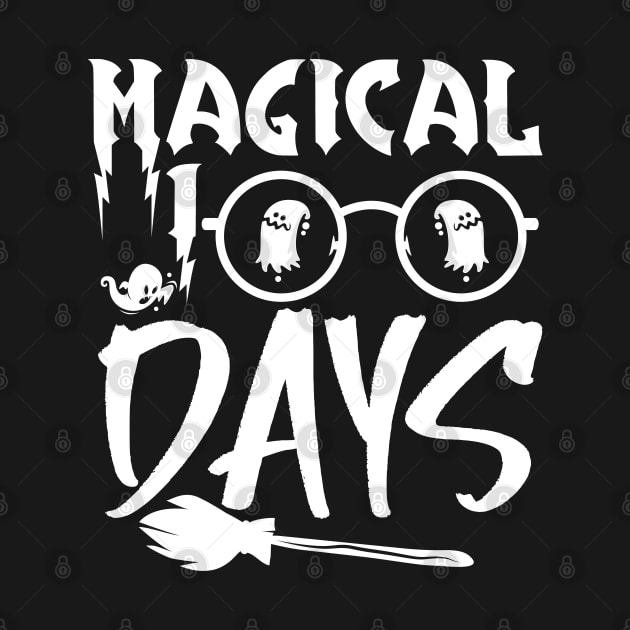 Magical 100 Days Funny School Boys Girls Kids Gift 100 Days Of School by uglygiftideas