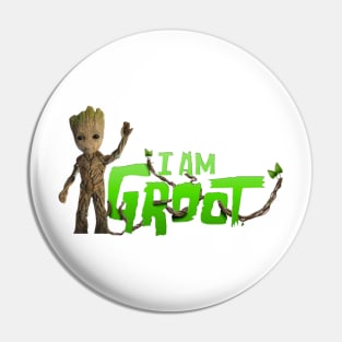 I AM GROOT Pin