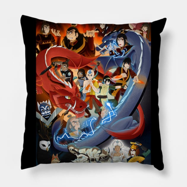 Avatar the Last Airbender Pillow by KumoriDragon