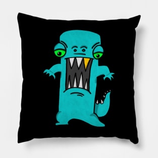 Gold Tooth Zilla Pillow