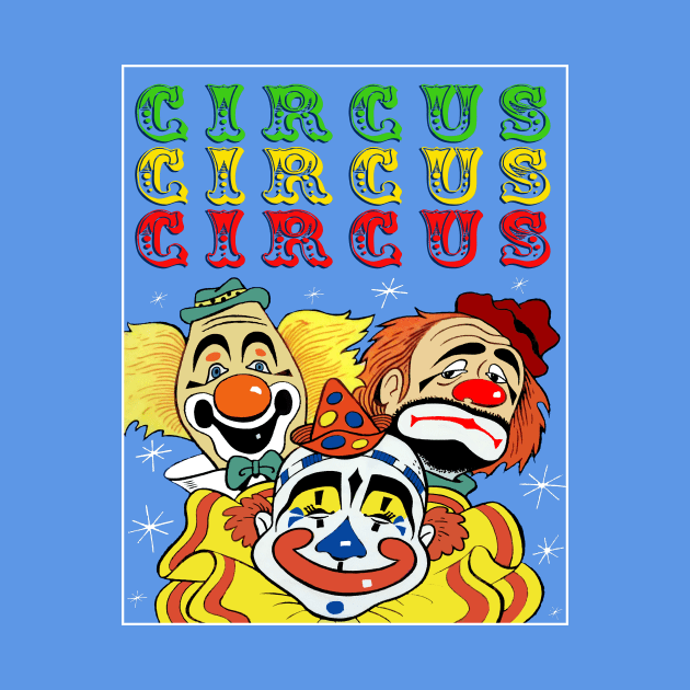 Circus Clowns by RockettGraph1cs
