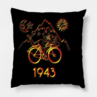 Bicycle Day 1943 LSD Acid Hofmann Trip Pillow