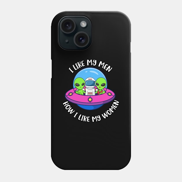 I Like Men And Women Funny Bisexual Gift Phone Case by CatRobot