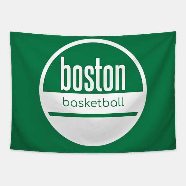 boston celtics basketball Tapestry by BVHstudio