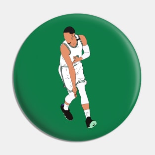 Jayson Tatum 3 Point Celebration Pin