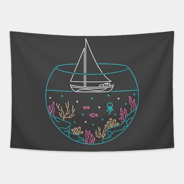 Sail to The Ocean Tapestry by VEKTORKITA