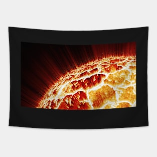 Exploding Planet Concept Tapestry