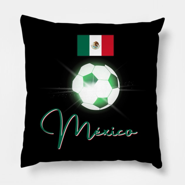 Mexico Soccer Lover Pillow by SoLunAgua