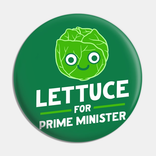Lettuce Prime Minister UK Pin by Hankasaurus