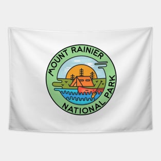 Mount Rainier National Park Washington Tapestry