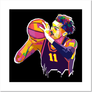 Canvas Print Trae Young Ice Sketch Celebration