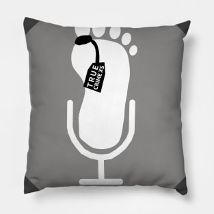 True Crime XS Toe Tag Emblem Pillow