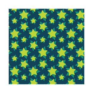 Akshay | Colorful Stars Pattern T-Shirt