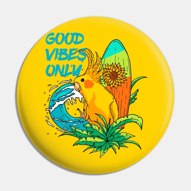 Good Vibes Only Pin by NathanRiccelle