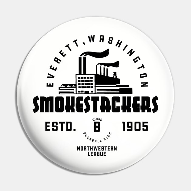 Everett Smokestackers Pin by MindsparkCreative