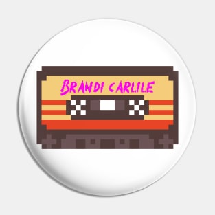 Brandi Carlile 8bit cassette Pin