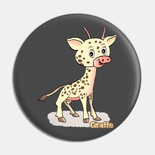 Giraffe t-shirt Pin