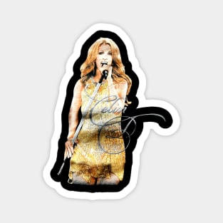 Celine Dion // 80s Vintage Aesthetic Magnet