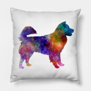 Thai Bangkaew Dog in watercolor Pillow