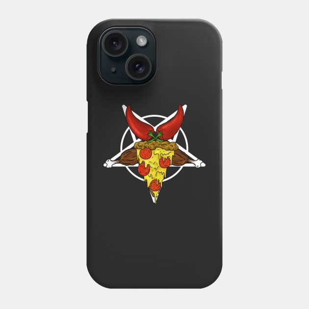 Pizzagram!! A junk food pentagram. Phone Case by RogerPrice00x