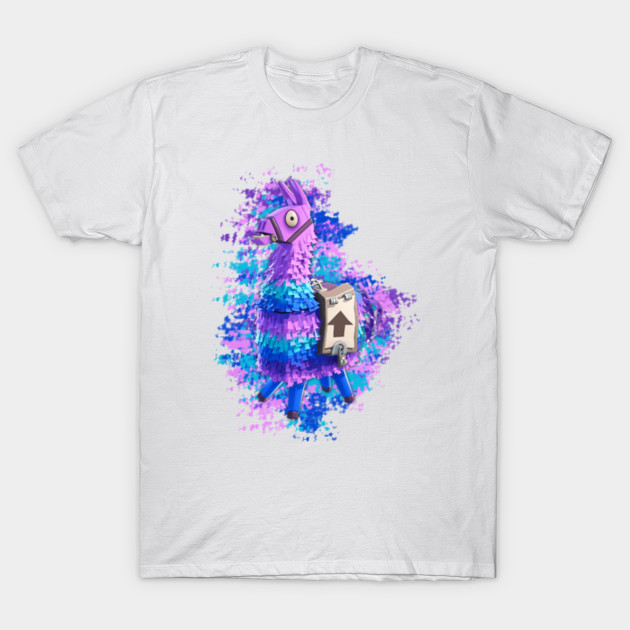 fortnite llama water color t shirt - llama fortnite