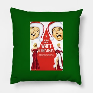 White Christmas Movie Poster Pillow