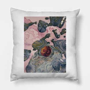 Green & Pink Fusion Pillow