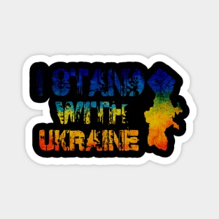 Freedom I stand with Ukraine in Magnet