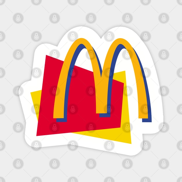 McDonald's - Retro 90s Classic Magnet by nicklower