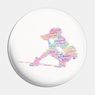 Photographer Photography Silhouette Shape Text Word Cloud Pin