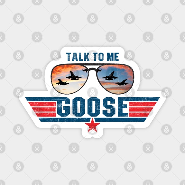 Talk To Me Goose Lts Magnet by Alema Art