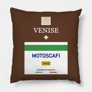 Venise Venezia Motoscafi Vaporetto Water Taxi Rialto San Marco Pillow