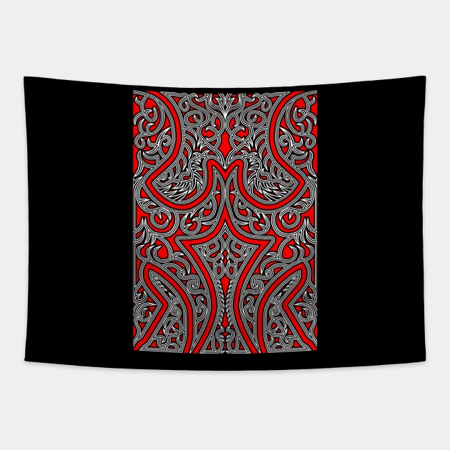 Tribal batak culture 33 Tapestry by Hahanayas