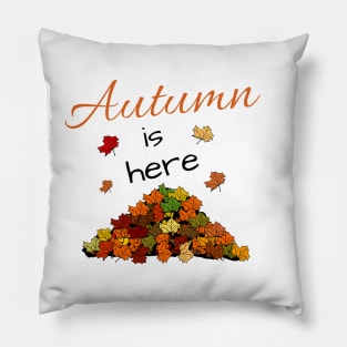 Autumn is here Pillow