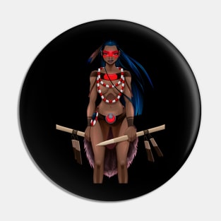Indian beautiful warrior Pin