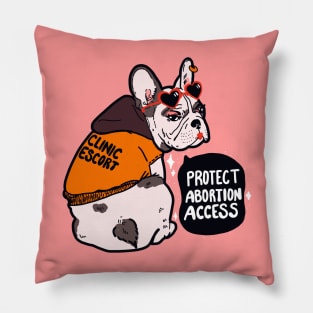 Protect Abortion Access Pro-Choice Pug! Pillow