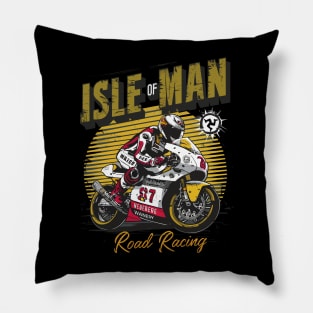 Isle of Man Road Racing Pillow