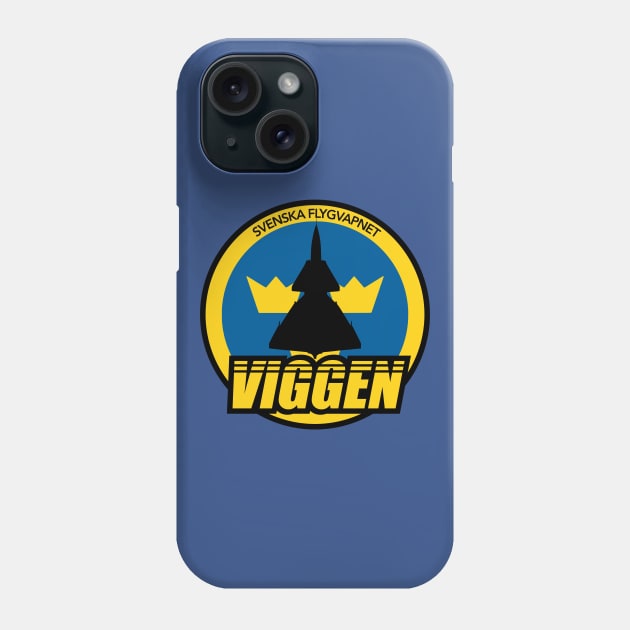 Svenska Flygvapnet Viggen Phone Case by TCP