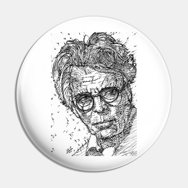 W. B. YEATS - ink portrait .1 Pin by lautir