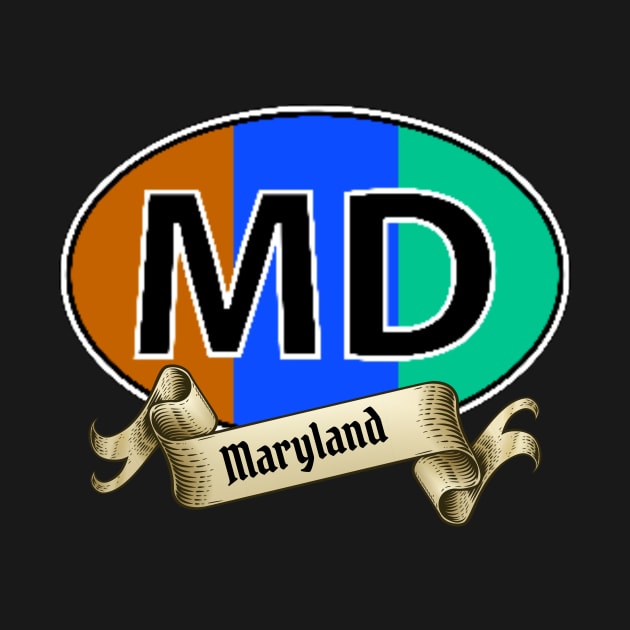 MARYLAND BANNER DESIGN by The C.O.B. Store