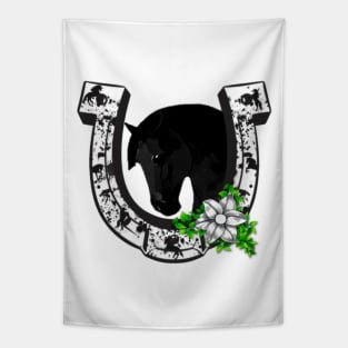 Horse Lovers Horseshoe Tapestry