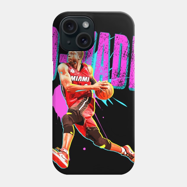 D-Wade Paint Phone Case by RetroVania