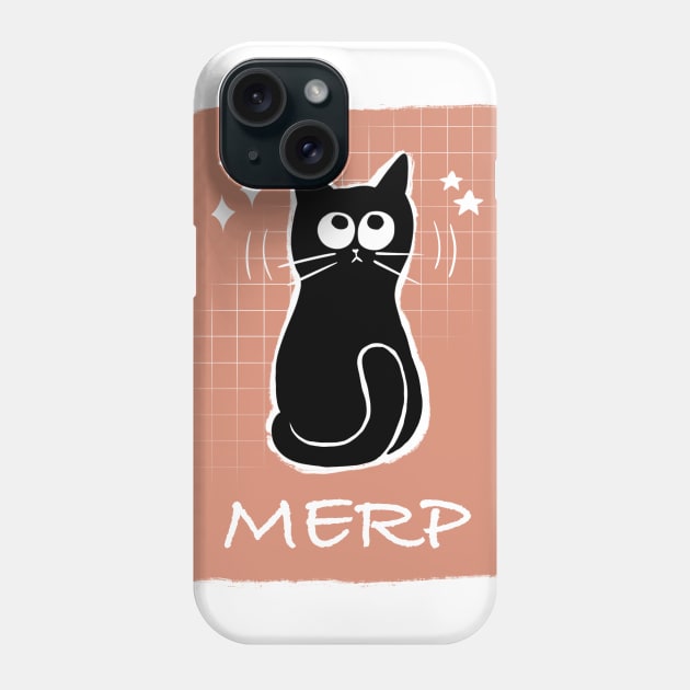 MERP Confused Cat Phone Case by ameemax