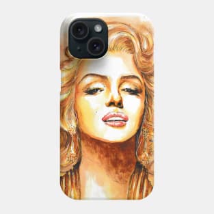 GOLD LAME GOWN Phone Case