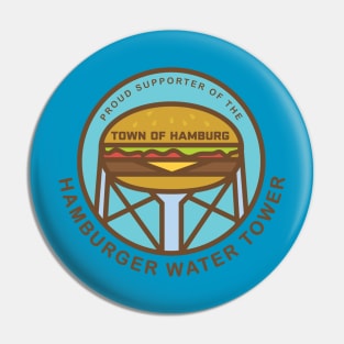 Hamburger Water Tower Pin